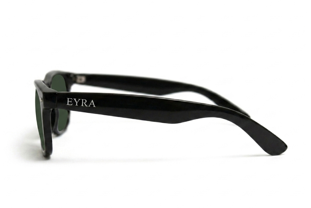 EYRA LUNO – Black with G‑15 Green Polarized Lenses