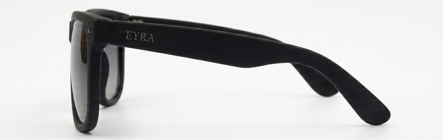 EYRA KARO – Matte Black with Grey Gradient Polarized Lenses