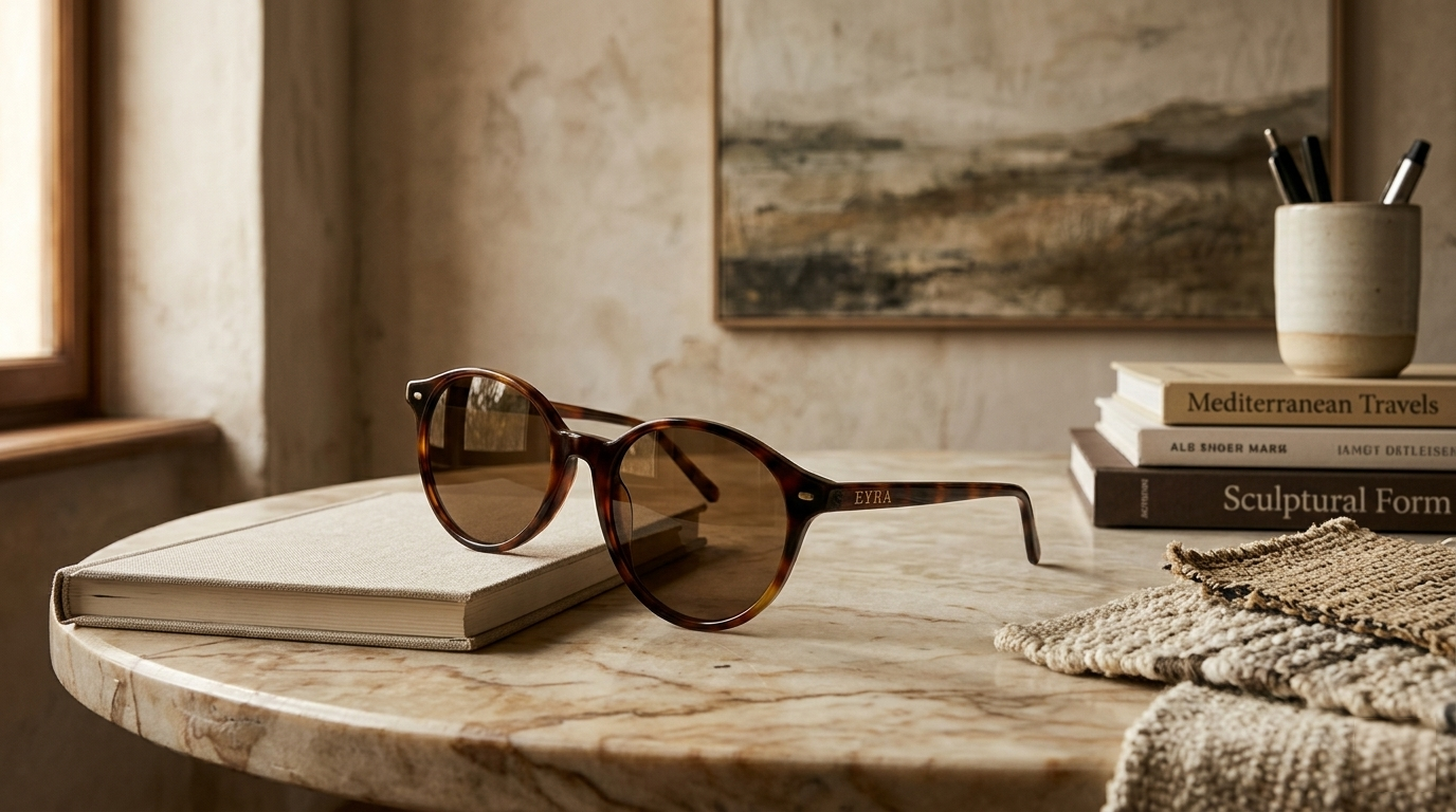 EYRA MIRA – Dark Tortoise with Brown Polarized Lenses hero image
