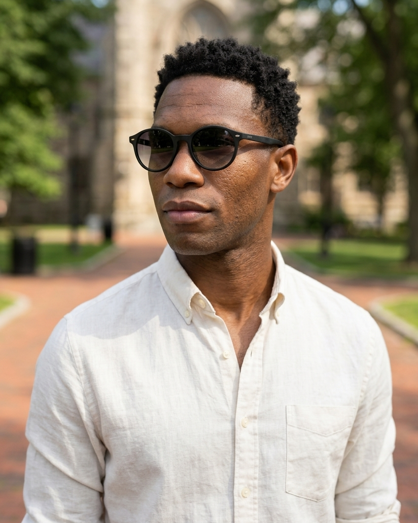 EYRA MIRA – Black with Grey Gradient Polarized Lenses on Jordan