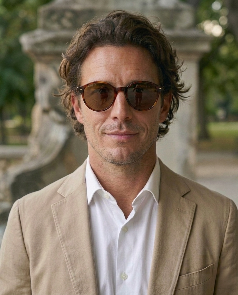 EYRA MIRA – Dark Tortoise with Brown Polarized Lenses on Luca