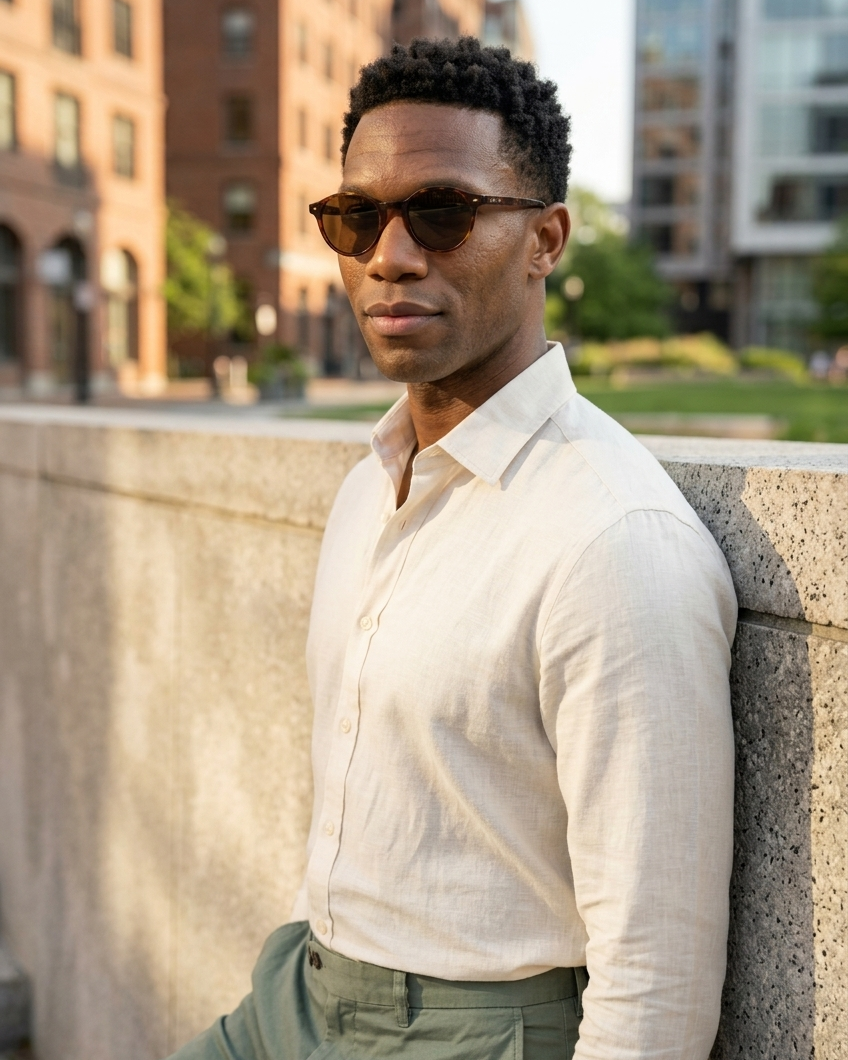 EYRA MIRA – Dark Tortoise with Brown Polarized Lenses on Jordan