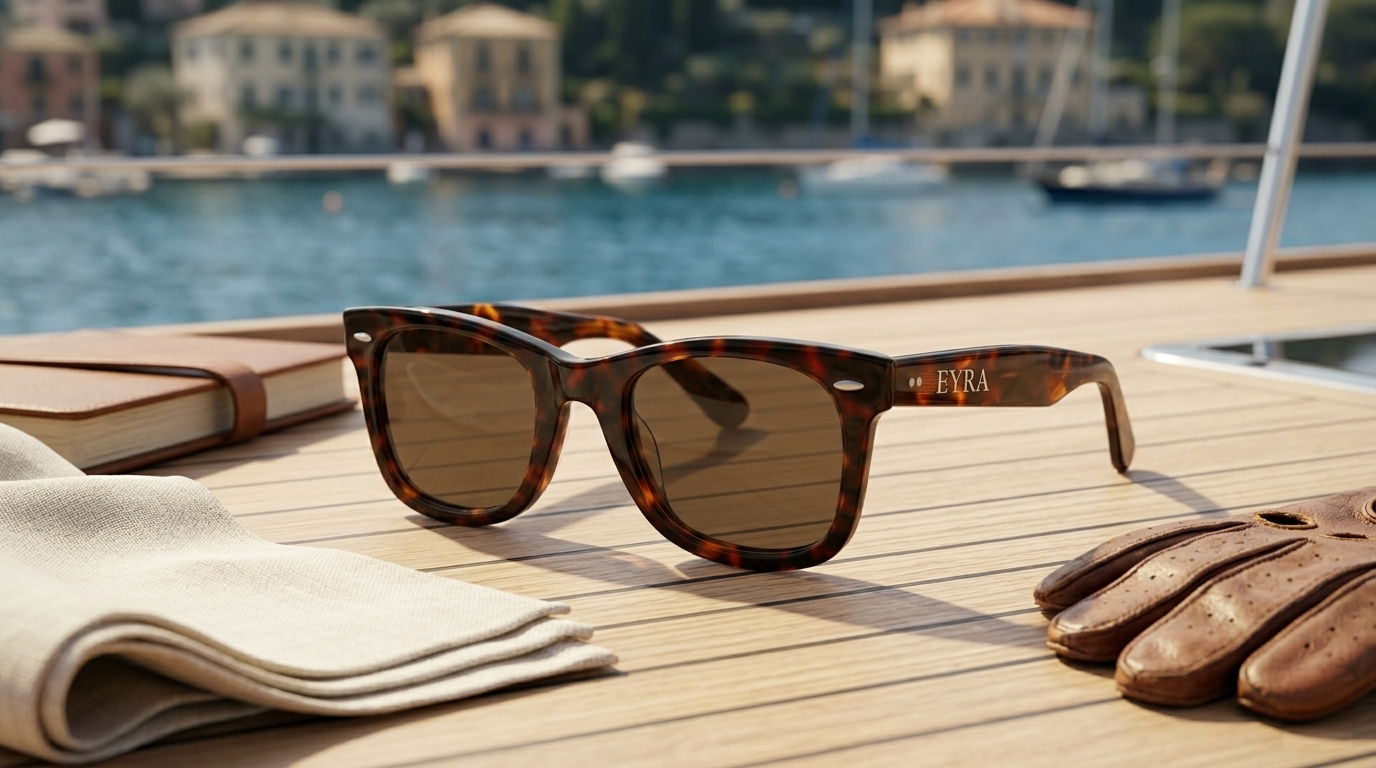 EYRA NARO – Dark Tortoise with Brown Polarized Lenses hero image