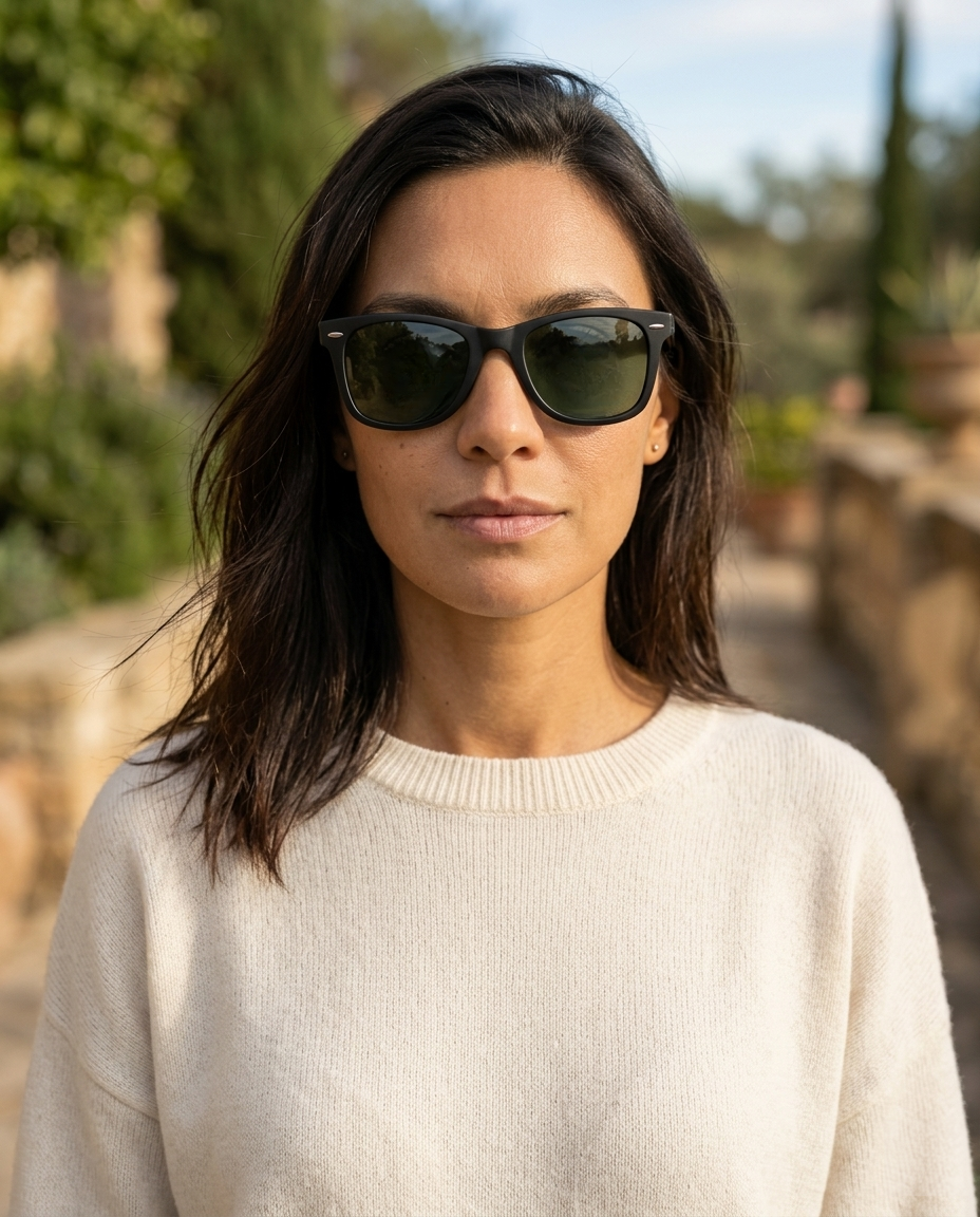 EYRA NARO – Black with G‑15 Green Polarized Lenses on Isabela