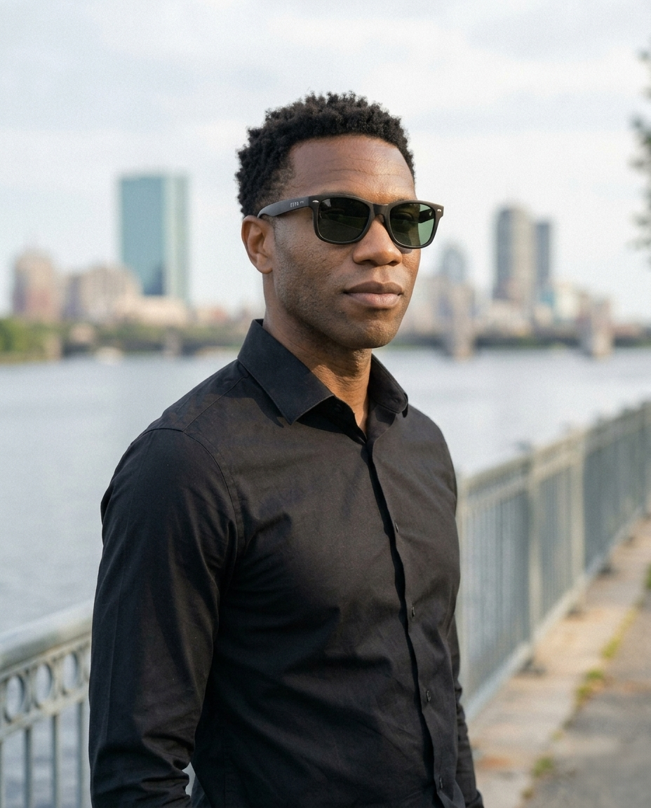 EYRA NARO – Black with G‑15 Green Polarized Lenses on Jordan