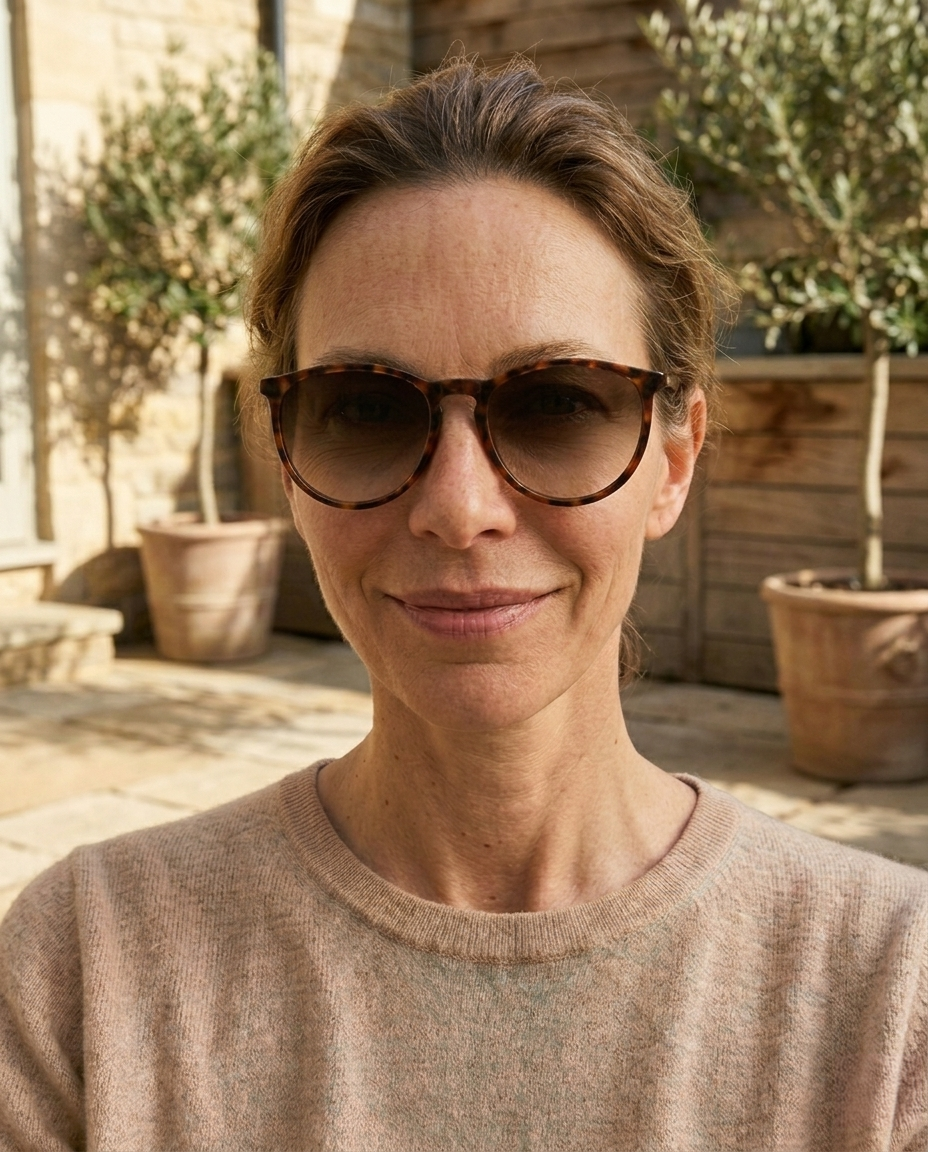 EYRA TARO – Black with Grey Gradient Polarized Lenses on Anya