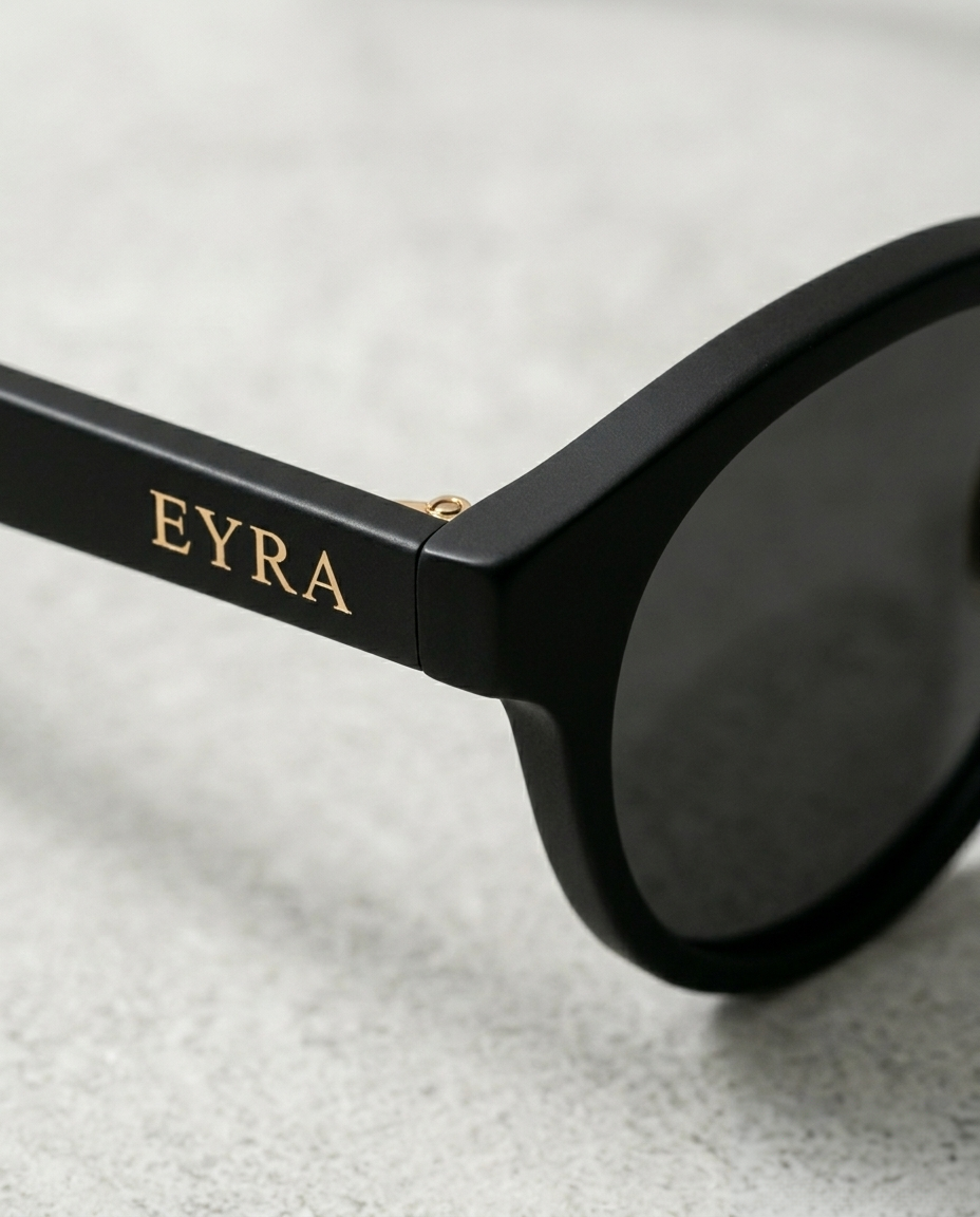 Refined acetate finishing close-up